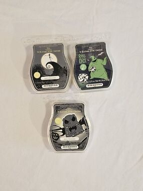 Scentsy Nightmare Before Christmas Wax Bars 3-Pack Jack's Obsession Oogie Boogie